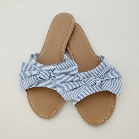 striped bow slides